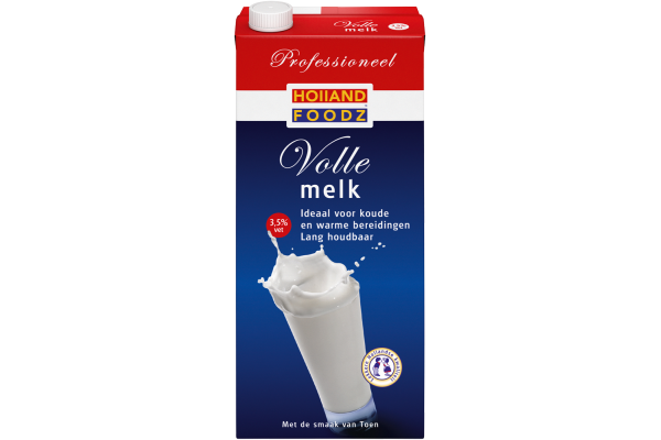 Holland Foodz UHT melk vol 12x 1 liter