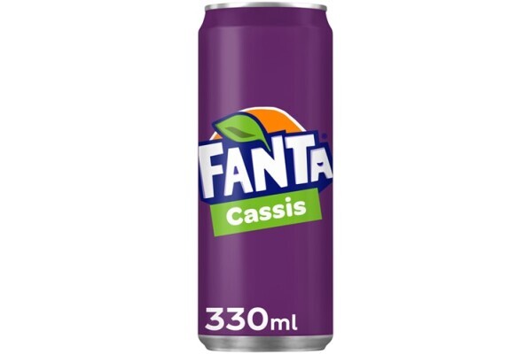 FANTA CASSIS blik sleek tray 24 x 33 cl