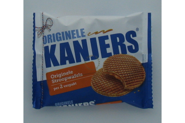 KANJER STROOPWAFELS dubbel 15 stuks