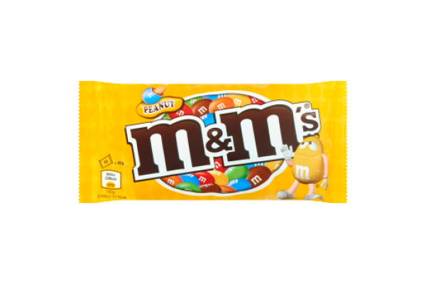 M&M GEEL PINDA 24 stuks