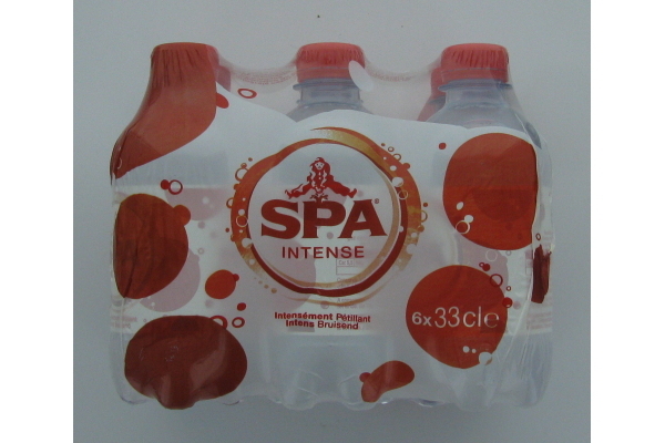 SPA ROOD WATER INTENSE 24 petflesjes 0.33 ltr 