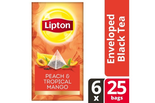 LIPTON TEA EXCLUSIVE SELECTION Perzik Mango 6x25 envel.