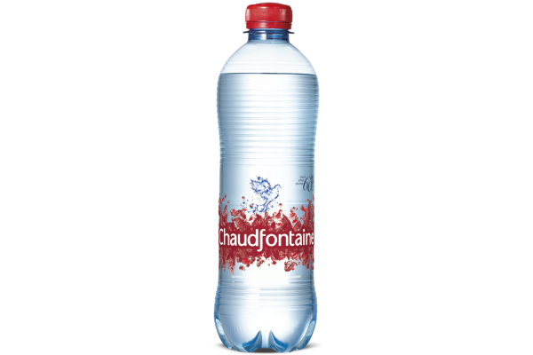 CHAUDFONTAINE WATER ROOD PET FLES  0.5 L. 24 stk