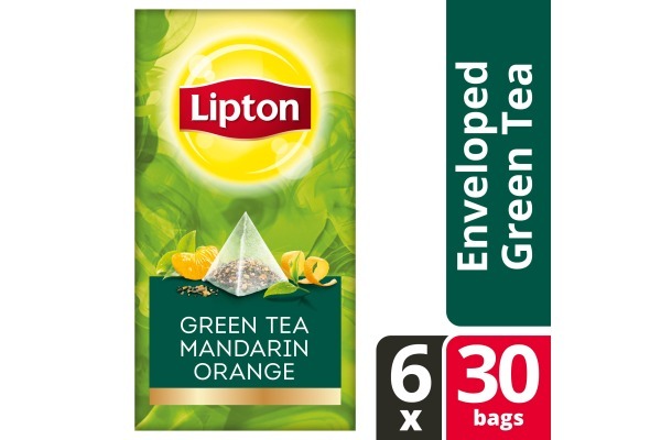 LIPTON TEA EXCLUSIVE SELECTION Groene thee mand-sinas 6x25 envel