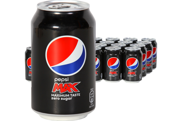 PEPSI COLA MAX tray 24 blk 33 cl.