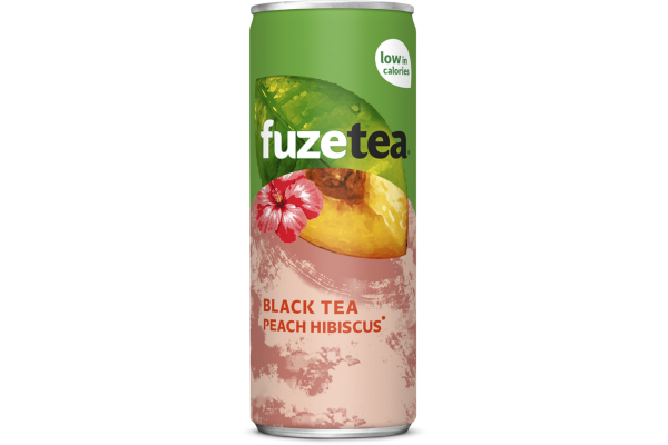 FUZE TEA PEACH HIBISCUS   blik sleek 24 x 0.33 cl          