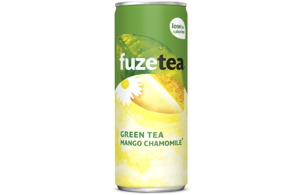 FUZE TEA GREEN TEA MANGO CHAMOMILE     blik 24 x 0.25 cl          