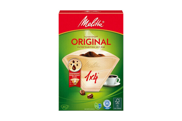Melitta Brown koffiefilters maat 4.